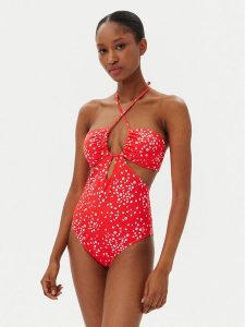 Roxy Strój kąpielowy Pt Beach Classics ERJX103701 Czerwony. Czerwone stroje jednoczęściowe Roxy, bez wzorów, z syntetyku. Za 239,99 zł.