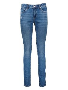 MAVI Dżinsy - Skinny fit - w kolorze niebieskim rozmiar: W25/L30. Niebieskie jeansy Mavi, z aplikacjami, z bawełny. Za 82,44 zł.