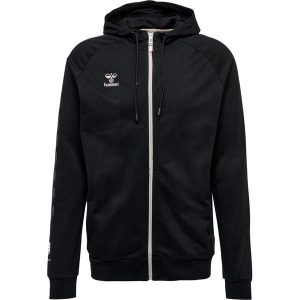 Hummel Bluza damska bawełniana rozpinana GRID Cotton Zip Hoodie. Czarne bluzy Hummel, xs, bez wzorów, z bawełny, z kapturem. Za 220,00 zł.