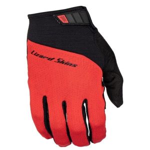 Długie rękawice Lizard Skins Monitor Traverse. Czerwone rękawiczki LIZARD SKINS, bez wzorów. Za 189,00 zł.
