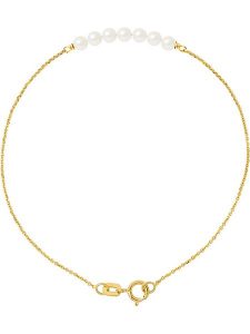 Pearline Złota bransoletka z perłami rozmiar: onesize. Białe bransoletki Pearline, z perłą, złote. Za 287,16 zł.