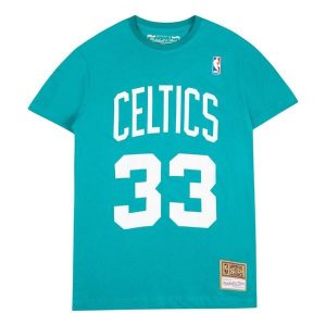 Koszulka Boston Celtics. Zielone bluzki MITCHELL & NESS, bez wzorów, sportowe, bez kołnierzyka, bez ramiączek. Za 252,00 zł.