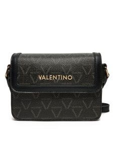 Valentino Torebka Lady Re VBS8GT09 Czarny. Czarne listonoszki Valentino, bez wzorów, ze skóry, bez dodatków. Za 299,99 zł.