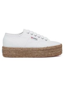 Superga Sneakersy w kolorze białym rozmiar: 41. Białe trampki Superga, bez wzorów, bez zapięcia. Za 175,67 zł.