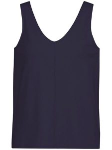 Herrlicher Top "Vala" w kolorze granatowym rozmiar: XS. Niebieskie topy Herrlicher, xs, bez wzorów, bez kołnierzyka, bez ramiączek. Za 85,95 zł.