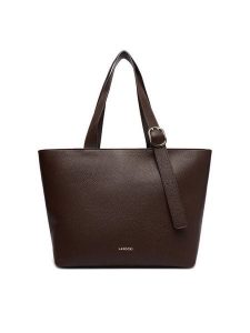 Lasocki Torebka C-LSK-L-012-08 Brązowy. Brązowe shopper bag Lasocki, bez wzorów, z materiału, bez dodatków. Za 199,99 zł.