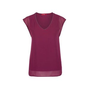 S.Oliver T-Shirt Damski 40 Burgund. T-shirty marki s.Oliver. W wyprzedaży za 80,00 zł.