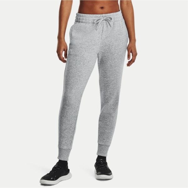 Spodnie dresowe damskie Under Armour Rival Fleece Jogger XL. Szare spodnie dresowe Under Armour, xl, bez wzorów, z dresówki. Za 189,99 zł.