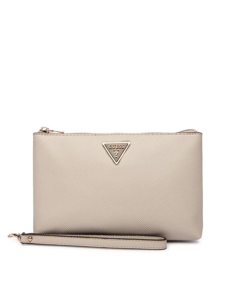 Guess Torebka Laurell II SWZG74 59145 Beżowy. Brązowe torebki klasyczne Guess, z aplikacjami, ze skóry, bez dodatków. Za 269,99 zł.