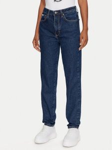 Guess Jeans Jeansy W4YA0D D5CC2 Granatowy Regular Fit. Niebieskie jeansy Guess Jeans, z aplikacjami, z bawełny. Za 239,99 zł.