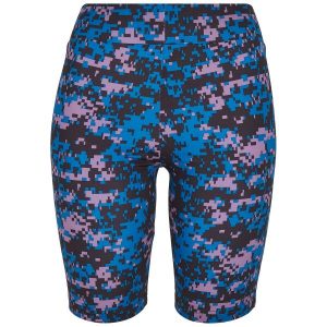 Spodenki kolarskie dla kobiet Urban Classics high waist camouflage tech. Czarne szorty Urban Classics, bez wzorów, z podwyższonym stanem. Za 160,50 zł.