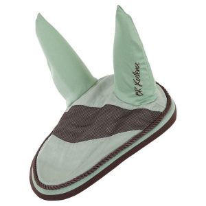 Krótka czapka dla konia BR Equitation Xcellence. Zielone czapki BR, bez wzorów, sportowe. Za 142,50 zł.