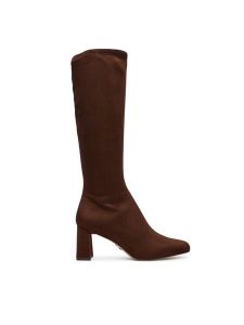 Steve Madden Kozaki Holly 11003501 Brązowy jasny. Brązowe kozaki Steve Madden, bez wzorów, ze skóry, bez obcasa, na płaskiej podeszwie, bez zapięcia. Za 599,99 zł.