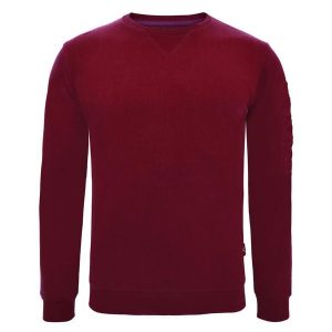 Bluza z bawełny Guros Play. Czerwone bluzy ELPLAYER, bez wzorów, z bawełny, bez kaptura. W wyprzedaży za 91,00 zł.