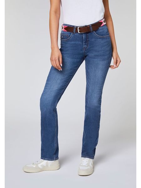 Polo Sylt Dżinsy - Comfort fit - w kolorze niebieskim rozmiar: W31/L28. Niebieskie jeansy Polo Sylt, z aplikacjami, z bawełny. Za 126,75 zł.