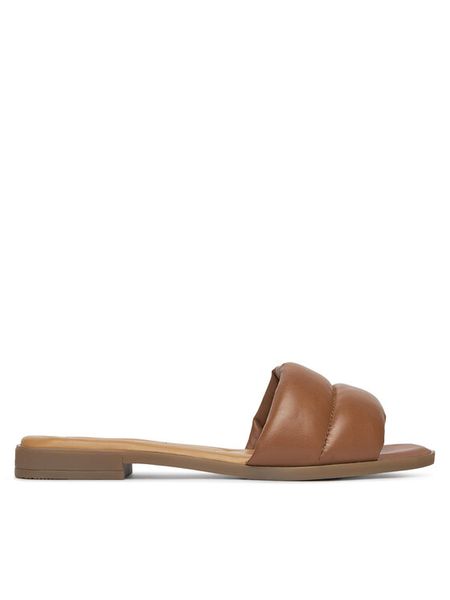 Lasocki Klapki WI16-MENA-16 Brązowy. Brązowe klapki Lasocki, bez wzorów, ze skóry, bez obcasa. Za 129,99 zł.