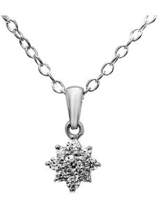 Vittoria Jewels Złota zawieszka z diamentami rozmiar: onesize. Szare zawieszki Vittoria Jewels, z diamentem, srebrne. Za 643,99 zł.