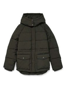 Vero Moda Kurtka zimowa w kolorze khaki rozmiar: M. Brązowe kurtki Vero Moda, na zimę, m, bez wzorów, z puchu, bez kaptura. Za 118,56 zł.
