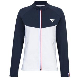 Bluza tenisowa damska Tecnifibre Tech Jacket. Niebieskie kurtki TECNIFIBRE, bez wzorów, bez kaptura. Za 289,00 zł.