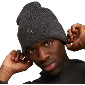 Czapka zimowa Puma METAL MID FIT BEANIE. Czarne czapki Puma, bez wzorów, z dzianiny, biznesowe. Za 58,86 zł.