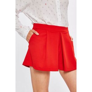 Answear - Szorty. Szare szorty marki ANSWEAR, z elastanu, casualowe. W wyprzedaży za 39,90 zł.
