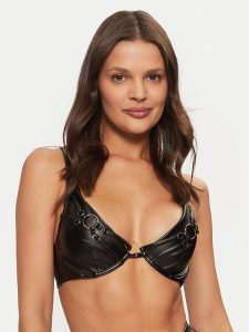 Hunkemöller Biustonosz z fiszbiną Faye 206204 Czarny. Czarne biustonosze Hunkemöller, bez wzorów, z syntetyku. Za 99,99 zł.