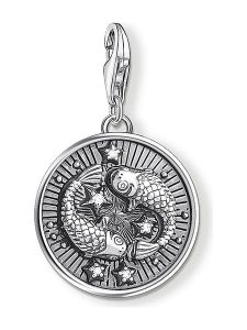 Thomas Sabo Srebrna zawieszka "Pisces" z cyrkoniami rozmiar: onesize. Szare zawieszki Thomas Sabo, z cyrkonią, srebrne. Za 149,95 zł.