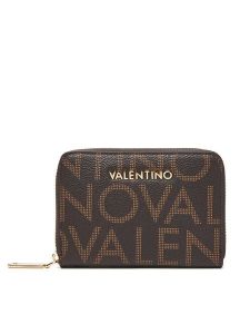 Valentino Portfel Regina Re VPS9IS137 Brązowy. Brązowe portfele Valentino, bez wzorów, ze skóry. Za 209,99 zł.