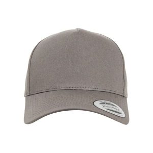 Czapka Flexfit 5-panel curved. Szare czapki FLEXFIT, bez wzorów. Za 132,50 zł.