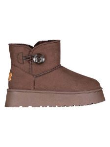 Geographical Norway Botki zimowe "Osiris" w kolorze brązowym rozmiar: 36. Brązowe botki Geographical Norway, na zimę, bez wzorów, z futra, bez obcasa, bez zapięcia. Za 96,60 zł.