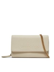 Valentino Portfel Rised Re VPS8P9212 Écru. Portfele Valentino, bez wzorów, ze skóry. Za 189,99 zł.