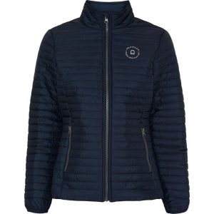 Damska kurtka puchowa Equipage Temper. Niebieskie kurtki EQUIPAGE, bez wzorów, z puchu, bez kaptura. Za 339,50 zł.