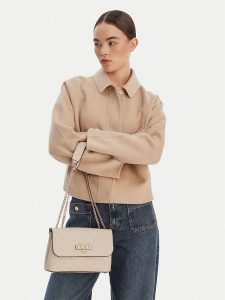 Guess Torebka Dita HWPD76 02210 Beżowy. Brązowe torebki klasyczne Guess, z aplikacjami, ze skóry, bez dodatków. Za 589,99 zł.