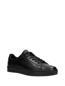 Wojas Skórzane sneakersy w kolorze czarnym rozmiar: 40. Czarne trampki Wojas, bez wzorów, ze skóry, bez zapięcia. Za 314,05 zł.