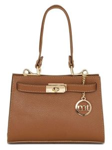 Mia Tomazzi Skórzana torebka "Zacconi" w kolorze jasnobrązowym - 24 x 14 x 8 cm rozmiar: onesize. Brązowe torebki klasyczne Mia Tomazzi, bez wzorów, z materiału, przez ramię, bez dodatków. Za 260,99 zł.