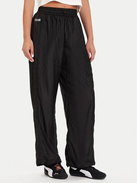 Puma Spodnie dresowe PUMA X ROSÉ T7 633796 01 Czarny Relaxed Fit. Czarne spodnie dresowe Puma, xl, bez wzorów, z dresówki. Za 319,99 zł.