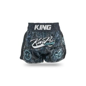 Szorty do boksu tajskiego King Pro Boxing Demon 3. Czarne szorty KING PRO BOXING, bez wzorów, sportowe. Za 327,50 zł.