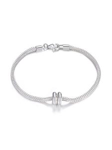 CHARM'S Srebrna bransoletka z charmsami rozmiar: onesize. Szare bransoletki CHARM'S, srebrne. Za 223,99 zł.