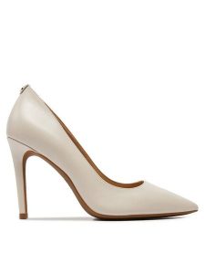 MICHAEL Michael Kors Szpilki Alina 40R4HNHP1L Écru. Szpilki MICHAEL Michael Kors, bez wzorów, ze skóry, bez obcasa. Za 629,99 zł.