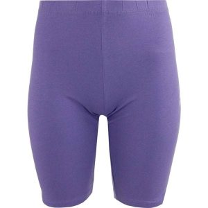 Damskie Szorty Elastyczne 2XL - Dorina Violet Athl. DPT. Fioletowe spodenki sportowe ZSPORT, xl, bez wzorów, z bawełny. Za 98,99 zł.