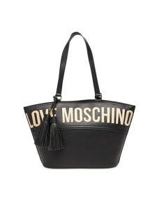 LOVE MOSCHINO Torebka JC4285PP0MKJ0000 Czarny. Czarne torebki klasyczne LOVE MOSCHINO, bez wzorów, ze skóry, bez dodatków. Za 499,99 zł.