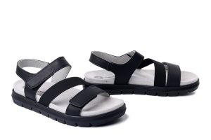 DR. BRINKMANN 710270-92 silber, sandały damskie. Szare sandały Dr. Brinkmann, bez wzorów, ze skóry, bez obcasa, bez zapięcia. Za 280,42 zł.