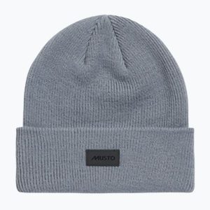 Czapka Musto Shaker Cuff Beanie. Niebieskie czapki MUSTO, bez wzorów, z materiału, eleganckie. Za 109,99 zł.