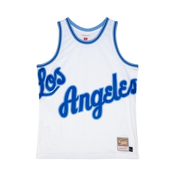 Koszulka Los Angeles Lakers Blown Out Fashion. Białe bluzki MITCHELL & NESS, bez wzorów, sportowe, bez kołnierzyka, bez ramiączek. Za 357,50 zł.