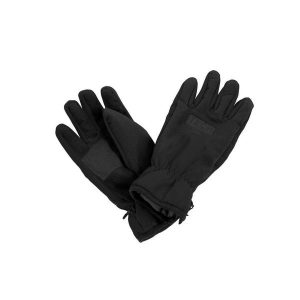 Wiatroodporne, Wodoodporne Rękawice TECH Performance Sport Softshell. Czarne rękawiczki RESULT, bez wzorów, z softshellu. Za 107,99 zł.