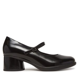 Czółenka ECCO. Czarne czółenka ecco, bez wzorów, bez obcasa, bez zapięcia. Za 739,99 zł.