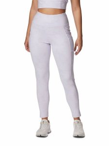 Columbia Legginsy sportowe "Windgates™" w kolorze fioletowym rozmiar: L. Różowe legginsy Columbia, l, bez wzorów, z materiału, outdoorowe. Za 105,38 zł.