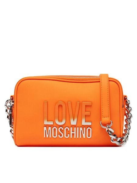 LOVE MOSCHINO Torebka JC4255PP0MKD0450 Pomarańczowy. Brązowe listonoszki LOVE MOSCHINO, bez wzorów, ze skóry, bez dodatków. Za 469,99 zł.