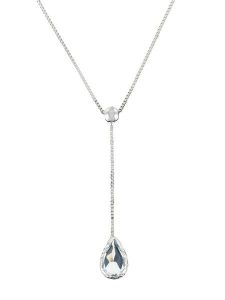 OR ÉCLAT Złoty naszyjnik "Goutte d'Azur" z zawieszką - dł. 41 cm rozmiar: onesize. Niebieskie naszyjniki OR ÉCLAT, z topazem, złote. Za 869,99 zł.