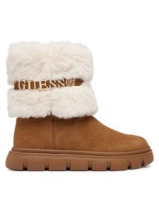 Guess Śniegowce FLFMEL ELE10 Brązowy jasny. Brązowe buty zimowe Guess, bez obcasa, bez zapięcia. Za 634,99 zł.